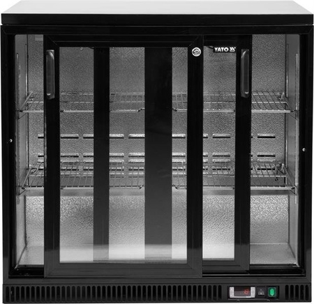 WITRYNA CHŁODNICZA DO BUTELEK 2 DRZWI PRZESUWANE