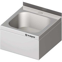 Umywalka stalowa, zabudowana, 400x410x240 mm 610001 STALGAST