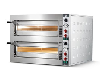 Piec do pizzy elektryczny Cuppone Tiepolo | dwukomorowy | 6+6x36 | TP635L/2CM