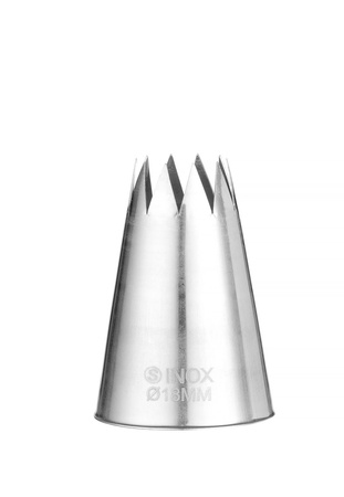 Końcówki do rękawów karbowane, stalowe - zestaw 7szt HENDI 551714