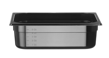 Pojemnik GN1/2-100 z czarnego poliwęglanu HENDI 862421