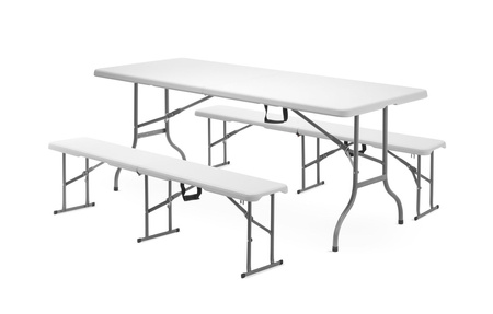 Stół cateringowy prostokątny, składany, o wym. 1830x740x760 mm HENDI 810910