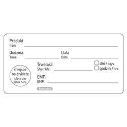 Naklejki Food Safety - Data przydatności HENDI 850206