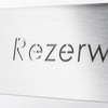 Tabliczka "rezerwacja" 486025 STALGAST