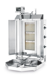 Kebab gazowy Profi Line, 3-strefowy HENDI 143087