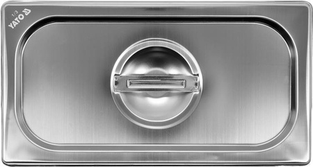 POKRYWKA DO POJEMNIKA ZE STALI NIERDZEWNEJ GN 1/3 | YG-00372