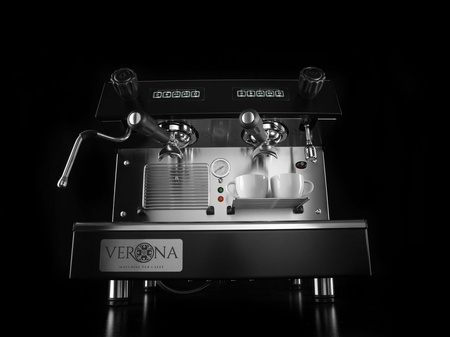 Ekspres do kawy JULIA Compact, 2-grupowy, automatyczny, czarny HENDI 207499