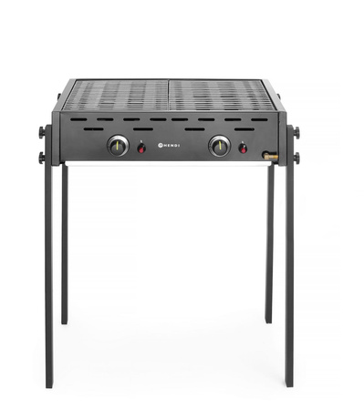 Grill gazowy Roast-Master Pro Black czarny HENDI 148822