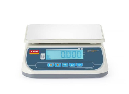 Waga sklepowa LCD z legalizacją, seria SRP+, 30 kg  | HENDI TSRP+LCD30T-D