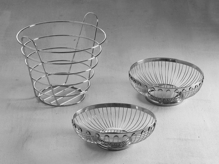 Koszyk stalowy do owoców 215x205H mm HENDI 426418