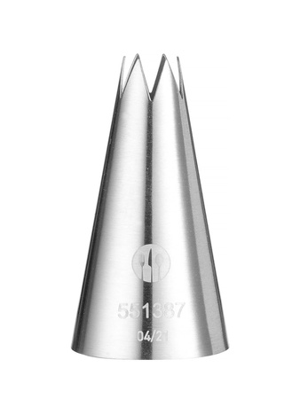 Końcówki do rękawów karbowane, stalowe - zestaw 5szt. w różnych r HENDI 551790