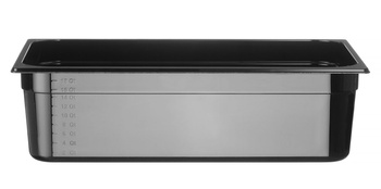 Pojemnik GN1/1-150 z czarnego poliwęglanu HENDI 862216