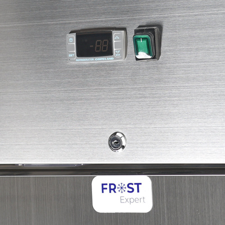 Szafa chłodnicza ze stali nierdzewnej na nóżkach, Frost, GN 2/1, V 460 l STALGAST 835622