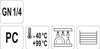 POKRYWKA GN 1/4 PC | YG-00437