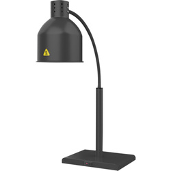 Lampa grzewcza do potraw pojedyncza, czarna, P 0.25 kW STALGAST 692401