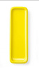 Taca porcelanowa GN 2/4, żółta 530x163 mm