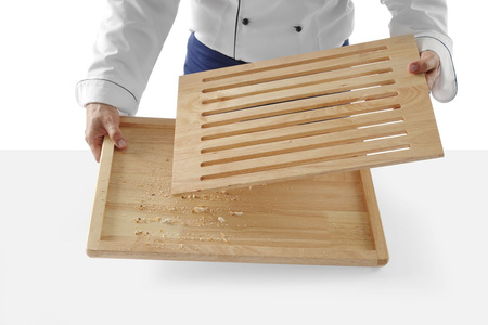 Deska drewniana do krojenia chleba - 475x322 mm HENDI 505502