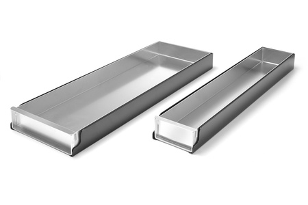 Blacha aluminiowa cukiernicza, zamykana, o wym. 580x100x50 mm HENDI 689851