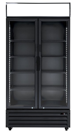 Szafa chłodnicza przeszklona SD802BHE | 2-drzwiowe | drzwi skrzydłowe | 776 l