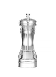 Młynek do pieprzu akrylowy, HENDI, transparentny, o50x(H)140mm  469644