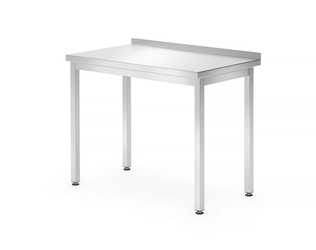 Stół przyścienny bez półki Budget Line – skręcany 1000x600x(H)850 | HENDI 817209