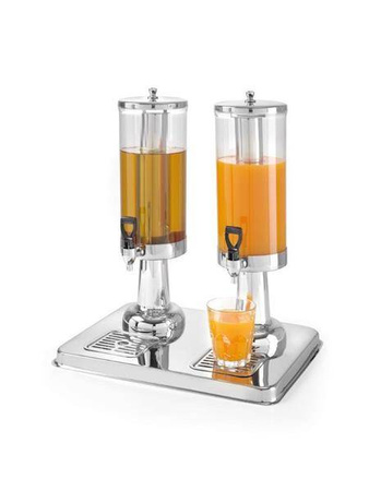 Dyspenser do soków kolumnowy - 2x3l HENDI 425435