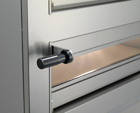 Piec do pizzy elektryczny Cuppone Tiziano | dwukomorowy | 4+4x25 | TZ425/2M