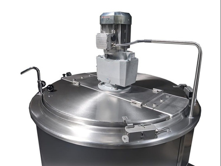 Kocioł warzelny gazowy z mieszadłem | grzanie pośrednie | 48 kW | 500 l | 1320x1330x1180 mm | RQK-501GRM