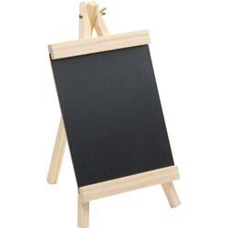 Tabliczka stołowa na sztaludze, 160x290 mm STALGAST 486023