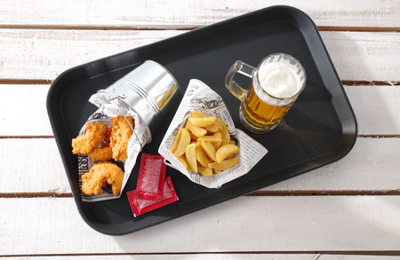 Taca do serwowania, z polipropylenu, antypoślizgowa, prostokątna, G HENDI 878101