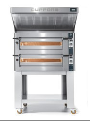 Piec do pizzy elektryczny Cuppone Donatello | dwukomorowy | panel cyfrowy | 6+6x36 | DN635/2 CD
