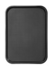 Taca z polipropylenu - FAST FOOD 305x415 mm czarna | HENDI 878958