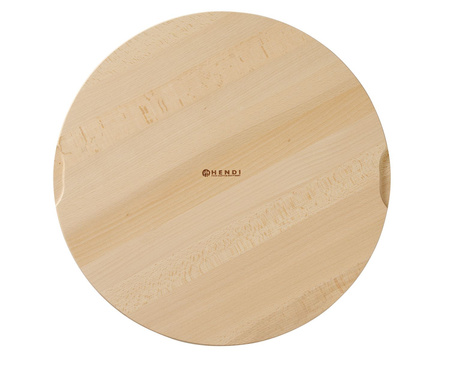 Deska pod pizzę drewniana - śr. 450 mm, dzielona na 6 HENDI 505571