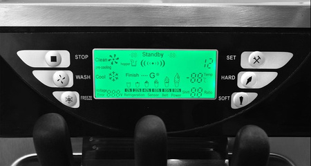 Maszyna do lodów włoskich RQBJ289S | pompa napowietrzająca | nocne chłodzenie | 2x6 l