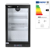 Lodówka barowa 1-drzwiowa, Arktic, 86L, czarny, 220-240V/120W, 500x530x(H)865mm HENDI 233900