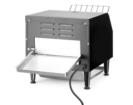 Toster przelotowy podwójny, czarny  | HENDI 261354