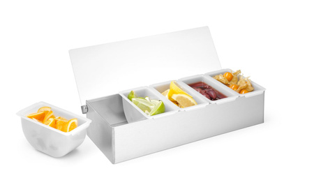 Pojemnik barmański na dodatki do drinków HENDI 552100