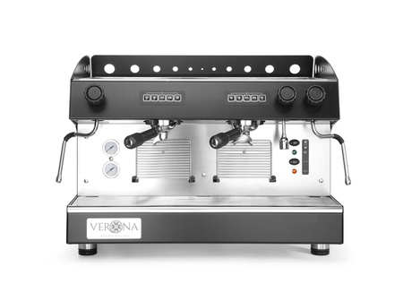 Ekspres do kawy JULIA, 2-grupowy, automatyczny, czarny HENDI 207581