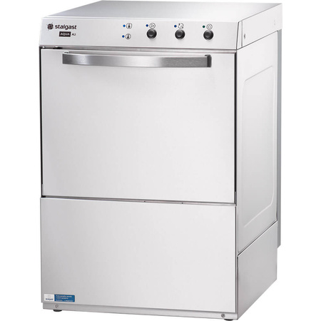 Zmywarko-wyparzarka uniwersalna z dozownikiem i pompą płuczącą, 230/400 V, 3,4/4,9 kW, Stalgast 801516