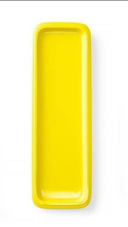 Taca porcelanowa GN 2/4, żółta 530x163 mm