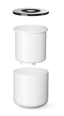 Pojemnik do lodu biały - podwójne ścianki 5 L HENDI 594742