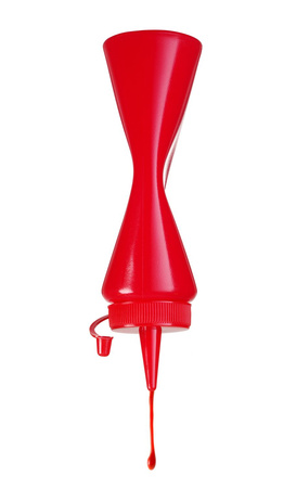 Dyspenser do zimnych sosów 0,20l czerwony Kitchen Line HENDI 558010