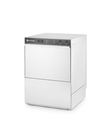 Zmywarka do naczyń 50x50, manualna 400V, z dozownikiem detergen HENDI 233030