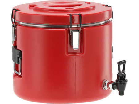 Termos transportowy okrągły z kranikiem 15L | YATO YG-09231