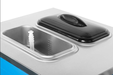 Maszyna do lodów włoskich 2x6 L | 3 smaki | niebieska RQBJ188S-B