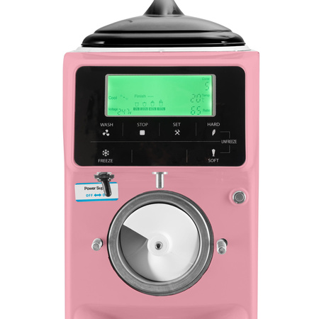 Maszyna do lodów włoskich RQ16E | RÓŻOWA | 6l | RESTO QUALITY RQ16E
