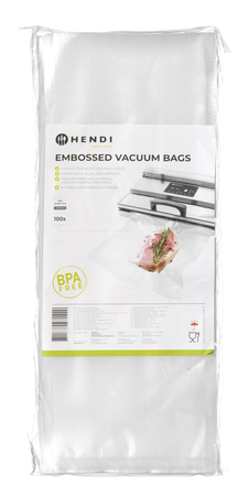 Worki moletowane do gotowania do pakowarki próżniowej, wym. 150 HENDI 971420