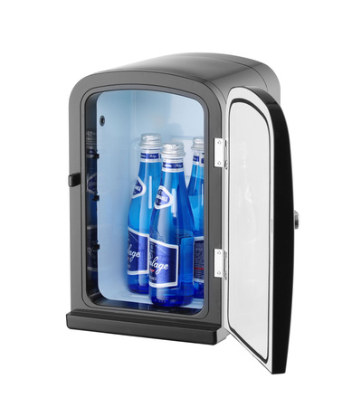 Lodówka na mleko do ekspresów automatycznych, czarna HENDI 943434