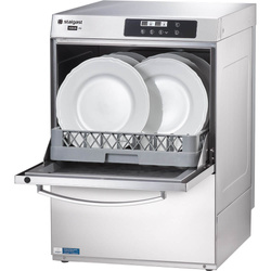 Zmywarko-wyparzarka Power Digital z pompą zrzutową i płuczącą, 6,65 kW, 400 V, Stalgast 801566