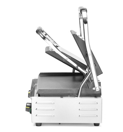 Grill kontaktowy podwójny - góra ryflowana, dół gładki HENDI 263808